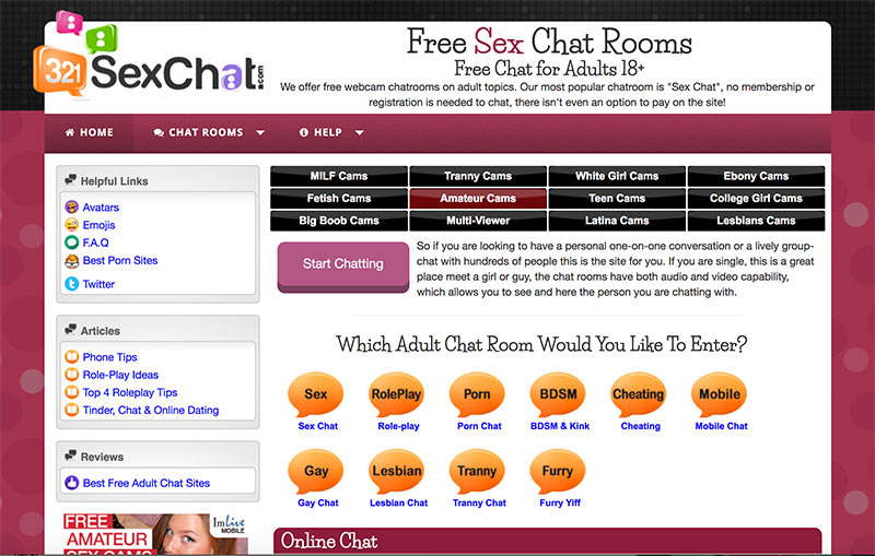 Online Adult Chatroom