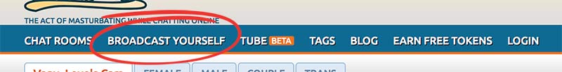 Chaturbate broadcast yourself