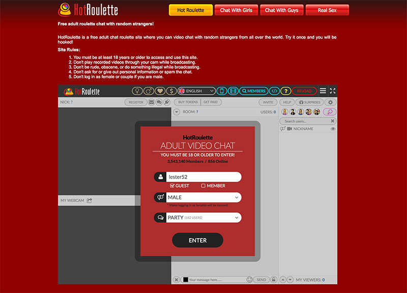 HotRoulette home