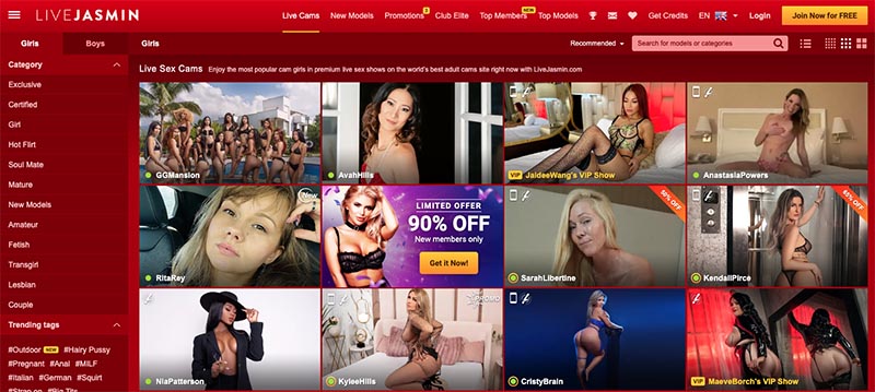  LiveJasmin Credits